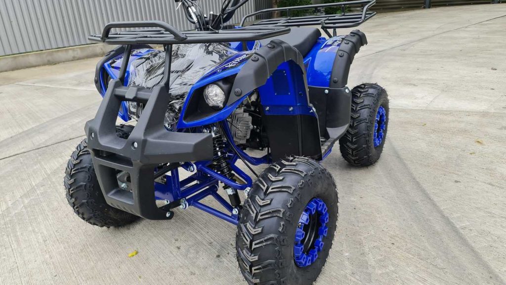 Atv ieftin de vanzare HUMMER PRO Germany – LED 7 Inch – 125cc 2025 albastru